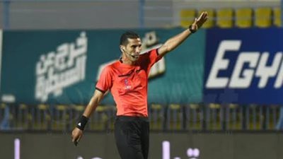  محمود ناجي حكمًا لمباراة الزمالك والداخلية في الدوري المصري 