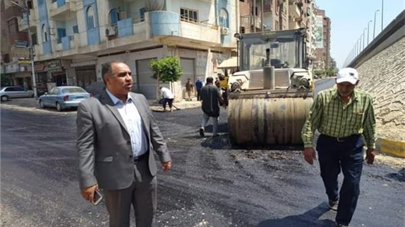 إحدى طرق محافظة المنوفية