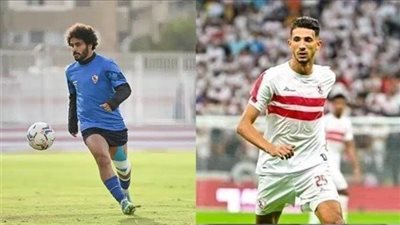 أحمد فتوح وعبدالله جمعة في تدريبات الزمالك اليوم