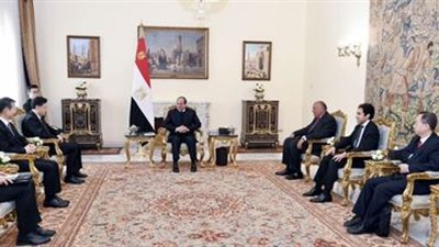 الرئيس السيسي يستقبل اليوم وزير خارجية جمهورية الصين