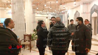 مجدي الجلاد يحضر عزاء اللواء منصور العيسوي بمسجد الشرطة