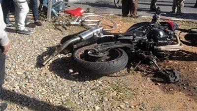 إصابة شخص ووفاة آخر إثر تصادم موتوسيكل بسيارة نقل