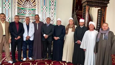 افتتاح مسجد بعد إحلاله وتجديده بمحافظة بني سويف