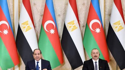 كلمة الرئيس السيسي في المؤتمر الصحفي بدولة أذربيجان
