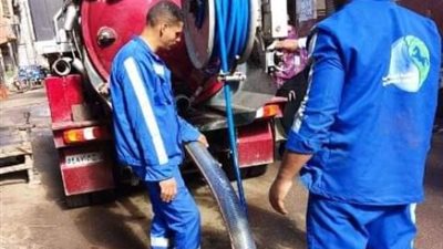مياه الشرقية: تطهير شبكات الصرف الصحي بمركز الإبراهيمية