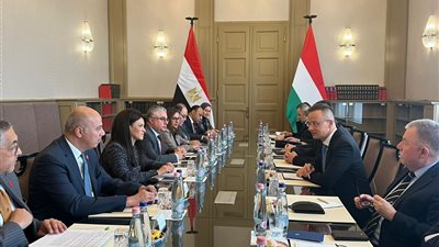 وزيرة التعاون الدولي تجري مباحثات مع وزير الخارجية المجري 