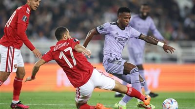 ريال مدريد ينهي الشوط الأول أمام الأهلي بهدف فينيسيوس جونيور