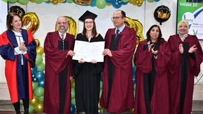 جامعة حلون تنظم حفل تخرج طلاب برنامج الماجستير المشترك  INEMA