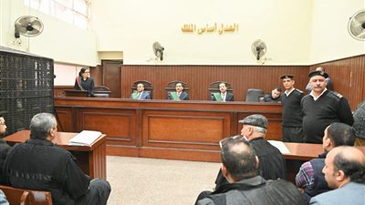 وكيلة النائب العام في مرافعة أمام محكمة الجنايات ضد متهم بقتل محامي 
