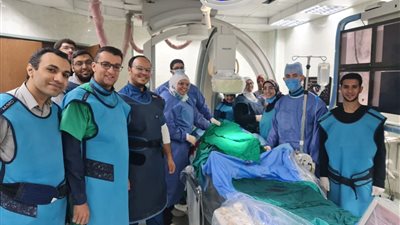 نجاح فريق طبي بجامعة أسيوط في إنقاذ حياة سيدة في الـ 70