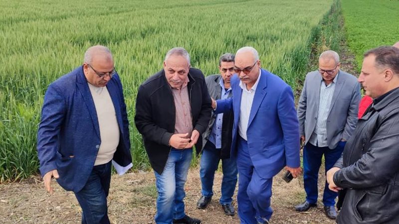 الزراعة تتابع مساحات