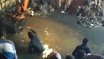 انتشال جثمان طفل سقط في بالوعة كفر الغاب بدمياط