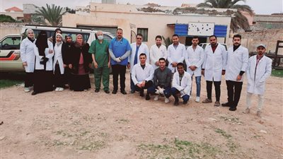 بيطري مطروح ترسل قافلة مجانية لمدينة الضبعة