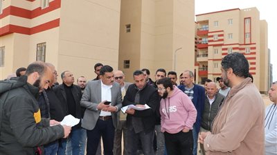 رئيس جهاز مدينة السادات يواصل جولاته التفقدية لمتابعة سير العمل
