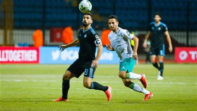 التعادل السلبي يحسم شوط المباراة الأول بين المصري وبيراميدز بالدوري 