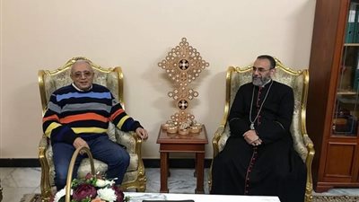 لدعم دير درنكة.. أمين مستقبل وطن أسيوط يلتقي مطران الكاثوليك