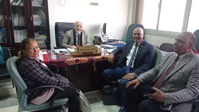 فريق مشروع قوى عاملة مصر في زيارة لتعليم المنيا