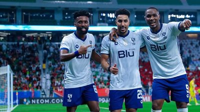 الهلال السعودي لنهائي دوري أبطال آسيا بسباعية في الدحيل القطري 