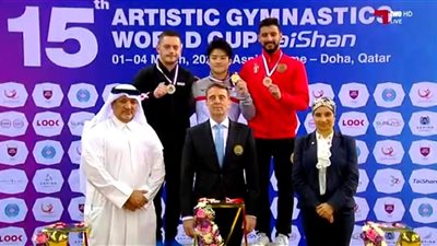 برونزية المراغي بكأس العالم للجمباز درس قاس للتركي المجنس آدم أصيل