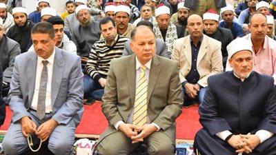 محافظ أسيوط يشهد الاحتفال بليلة النصف من شعبان بمسجد البقلي بحي غرب