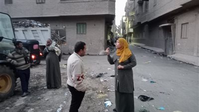 استمرار أعمال النظافة ورفع المخلفات بـ مركز القوصية أسيوط 