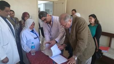 وكيل وزارة الصحة بالقليوبية يتفقد مراكز طب الأسرة بالعبور