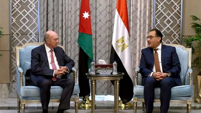 مصطفى مدبولي يستقبل رئيس مجلس الأعيان الأردني
