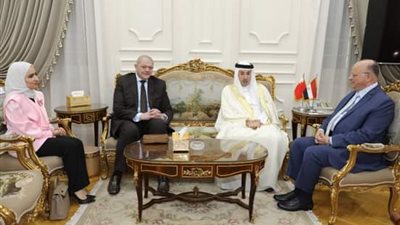 محافظ القاهرة يبحث سبل التعاون مع الجانب البحريني