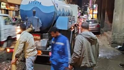 انتشار سيارات الشفط في الشرقية بعد تساقط الأمطار