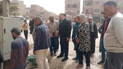 نائب محافظ الجيزة يجري جولة ميدانية داخل مركزي أوسيم ومنشأة القناطر 
