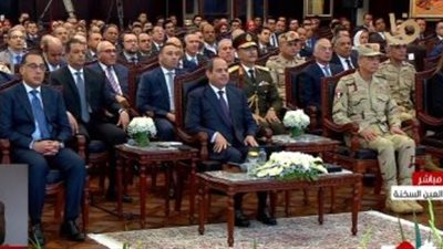 بمساحة 3.5 مليون فدان.. السيسي: نسابق الزمن لإدخال مشروعات استصلاح زراعي للخدمة 