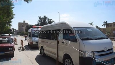 وفدًا لإنهاء إجراءات استلام ونقل جثمان فقيد الهجرة غير الشرعية بمطار القاهرة