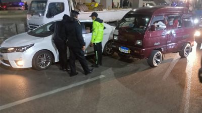 ضبط سيارة بدون رخص.. جهود حمالات مرور الإسكندرية على طريق المحمودية