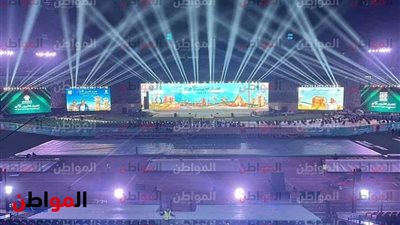 صور.. التجهيزات الأخيرة باستاد القاهرة الدولي لاستضافة احتفالية كتف في كتف غداً