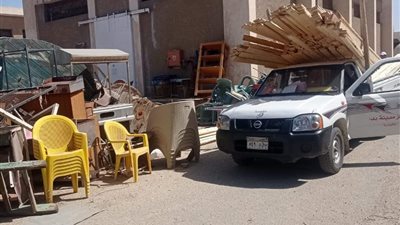 جهاز مدينة بدر يشن حملة لإزالة مخالفات البناء والإشغالات