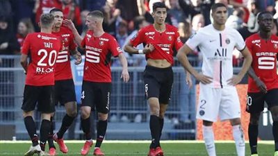 باريس سان جيرمان يسقط أمام رين بثنائية نظيفة في بطولة الدوري 