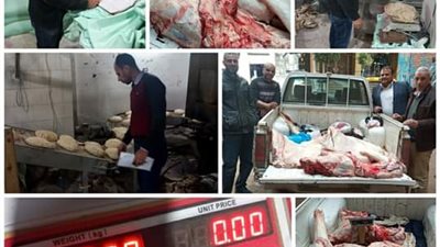 البحيرة تواصل حملاتها لضبط اللحوم غير الصالحة والمخابز المخالفة
