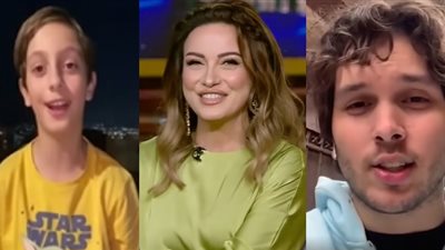 أبناء ريهام عبدالغفور يحتفلون بعيد الأم على طريقتهم الخاصة