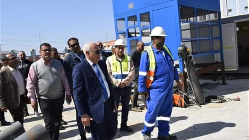 محافظ بورسعيد يتفقد
