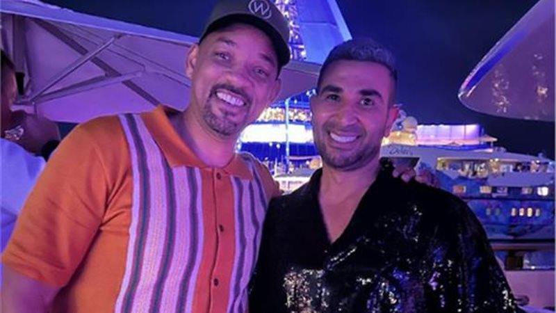ويل سميث وأحمد سعد
