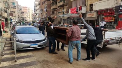 حملات إزالة الإشغالات من الطرق الرئيسية بالقليوبية