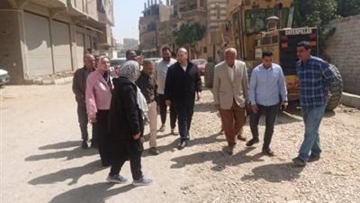 نائب محافظ الجيزة يتفقد أعمال التطوير الجارية في الحوامدية 
