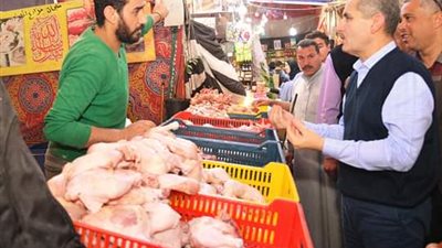 محافظ الغربية يتفقد معارض أهلا رمضان بمدينة المحلة الكبرى