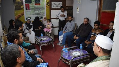 أناشيد دينية ومدح الرسول على مائدة العربي الناصري بالمنيا