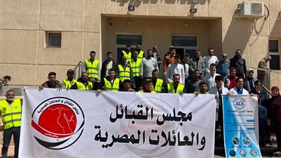 تحت شعار مبادرة وطن واحد..  قطار الخير يصل إلى وسط سيناء 