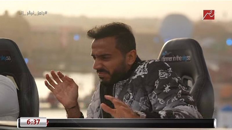 محمود كهربا مع رامز