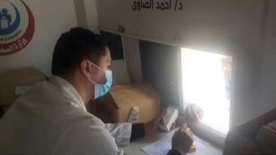 الكشف على 270 مواطن ضمن القافلة الطبية بقرية الحمراوين في البحر الأحمر