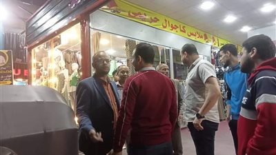 متابعة حملة إزالة الإشغالات بمدينة أبو قرقاص  