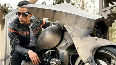 أسطورة الأسفلت.. محمد رمضان يروج لـ فيلم هارلي 