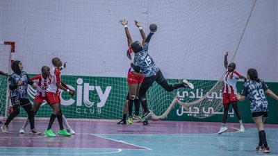 سيدات مصر لليد تهزمن الكونغو بصالة سيتي كلوب كفر الشيخ 